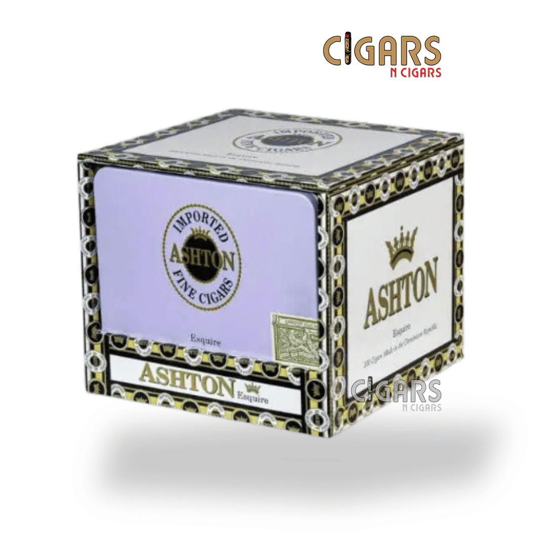 Ashton Small Cigars Esquire Natural 10-tin / 100-cigar master box