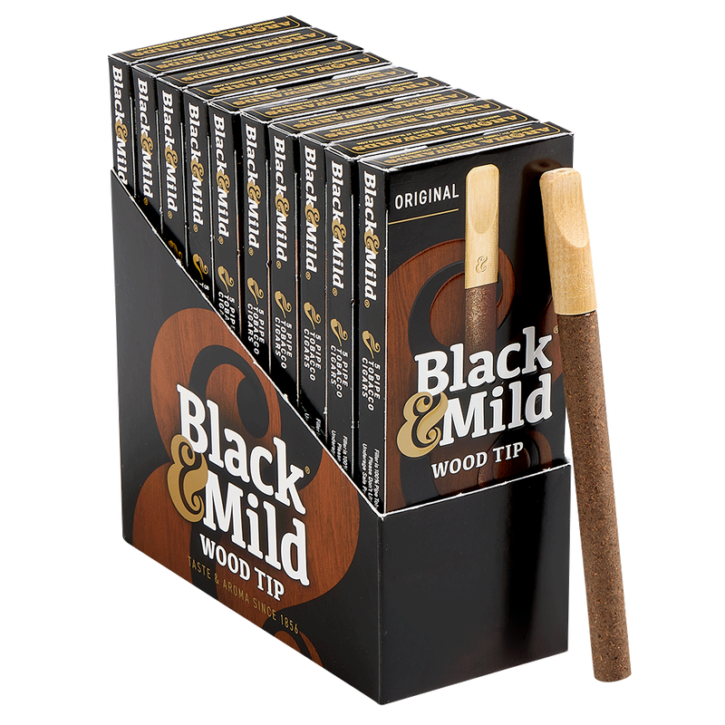 Black & Mild Original Wood Tip Pack of 50 [10/5]