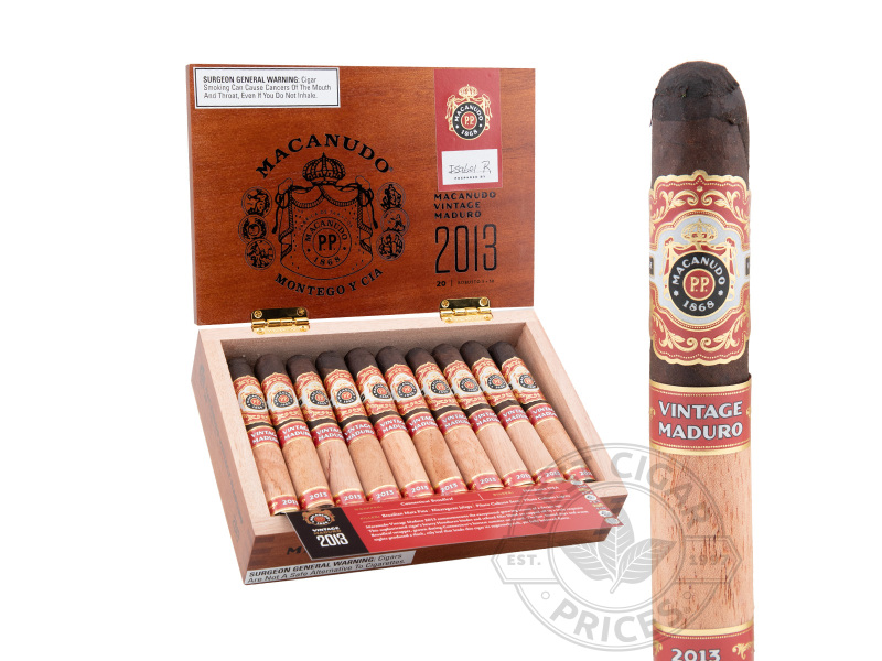 Macanudo Vintage Maduro 2013 Robusto - 20 Cigars