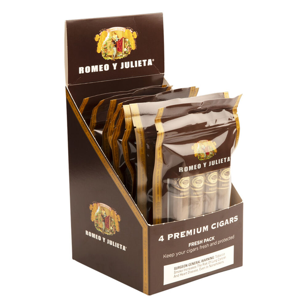 Romeo y Julieta Reserve | Fresh Pack Toro 8pks/4 | 8 packs of 4 (total of 32)