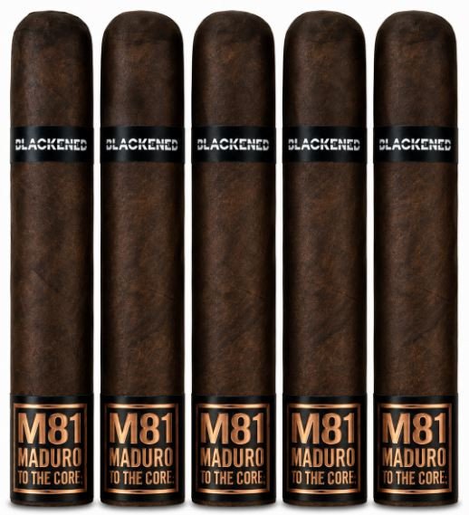 Blackened by Drew Estate M81 Robusto 5-Pack