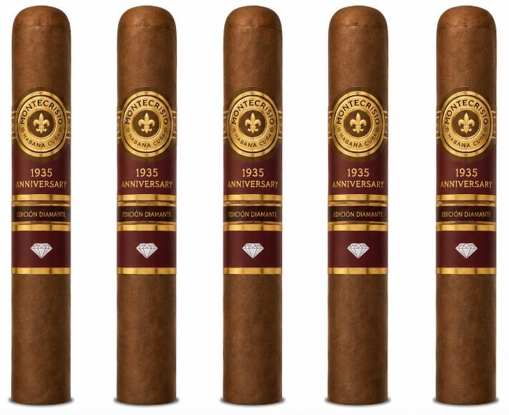 Montecristo 1935 Anniversary Edicion Diamante Toro 5-Pack