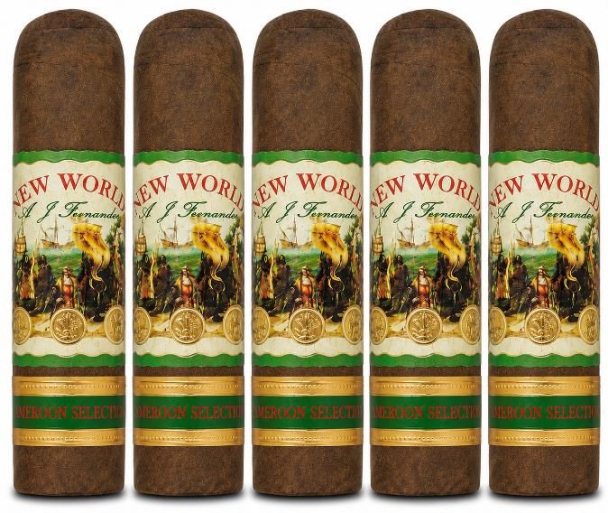 New World Cameroon Short Robusto 5-Pack