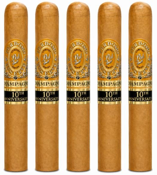 Perdomo 10th Anniversary Champagne Series Connecticut Epicure 5-Pack