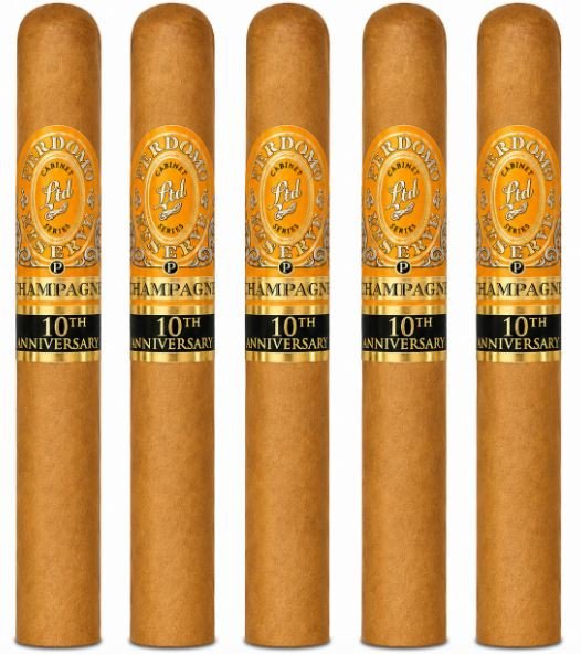Perdomo 10th Anniversary Champagne Series Connecticut Super Toro 5-Pack