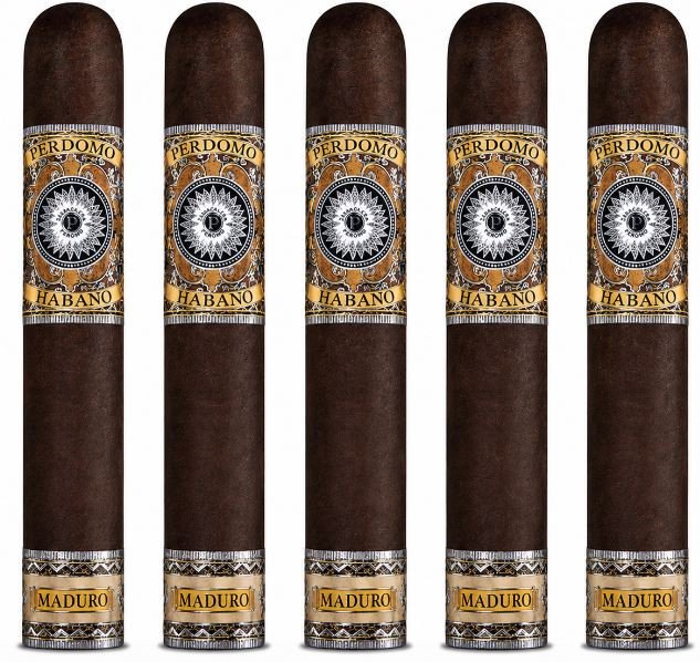 Perdomo Habano Bourbon Barrel Aged Maduro Epicure 5-Pack