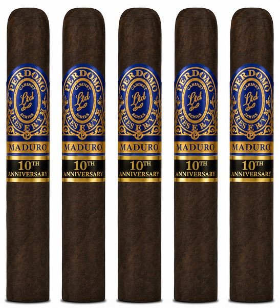 Perdomo Reserve 10th Anniversary Maduro Churchill 5-Pack
