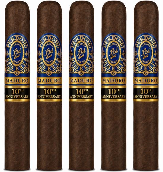 Perdomo Reserve 10th Anniversary Maduro Super Toro 5-Pack
