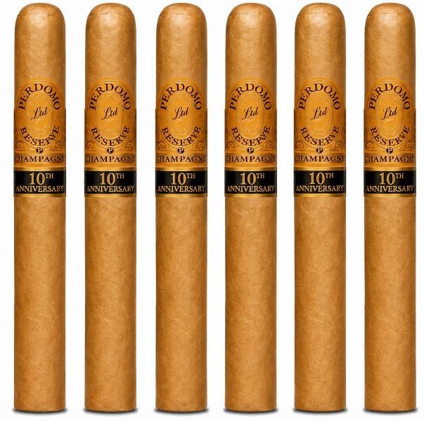 Perdomo Reserve Champagne 10th Anniversary Churchill 5-Pack