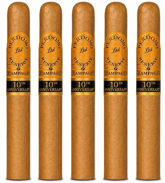 Perdomo Reserve Champagne 10th Anniversary Corona Extra 5-Pack