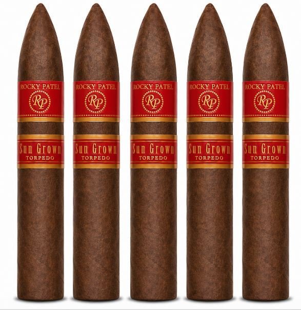 Rocky Patel Sun Grown Torpedo 5-Pack