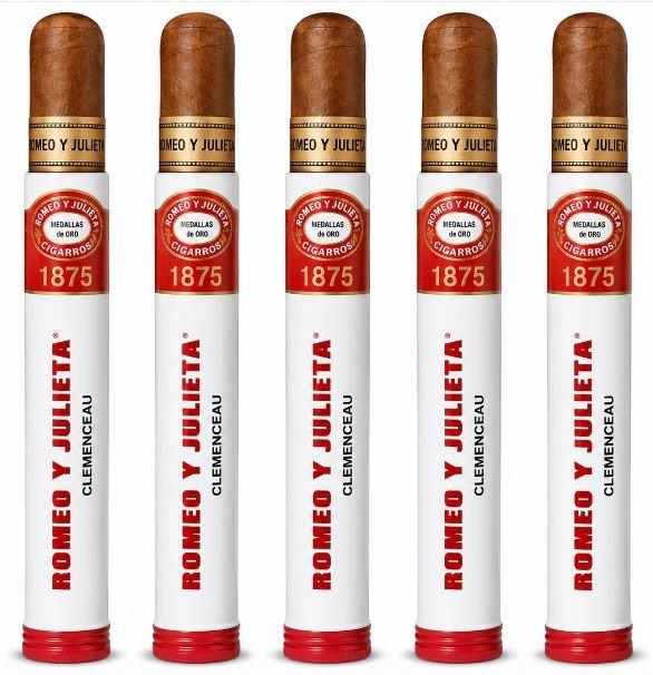 Romeo y Julieta Clemenceau en Tubo 5-Pack