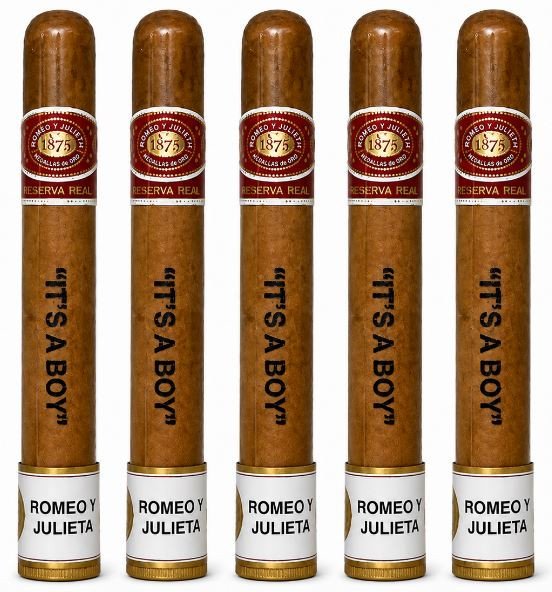 Romeo y Julieta Reserva Real It's a Boy 5-Pack