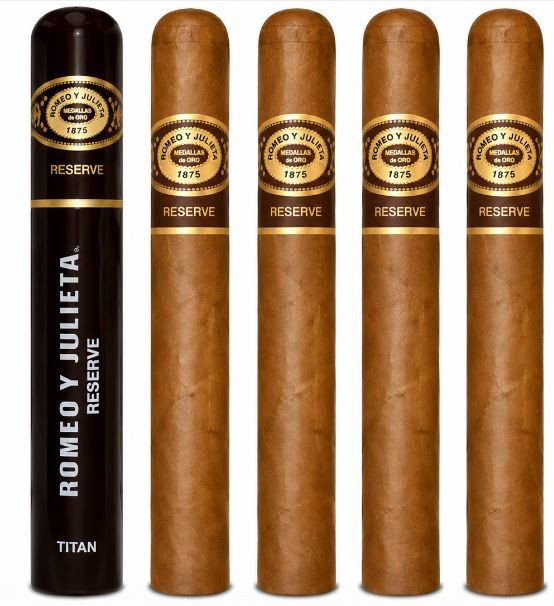 Romeo y Julieta Reserve Titan Tubed 5-Pack