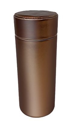 Leather Travel Humidor Tube Black