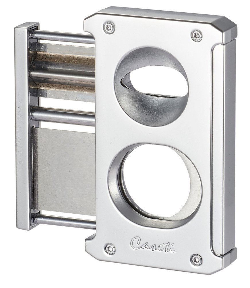 Caseti Trident 3 in 1 Chrome Cigar Cutter