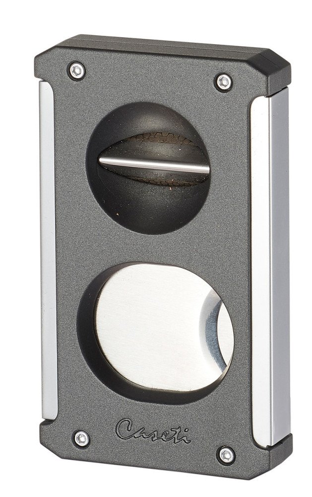 Caseti Trident 3 in 1 Grey Cigar Cutter