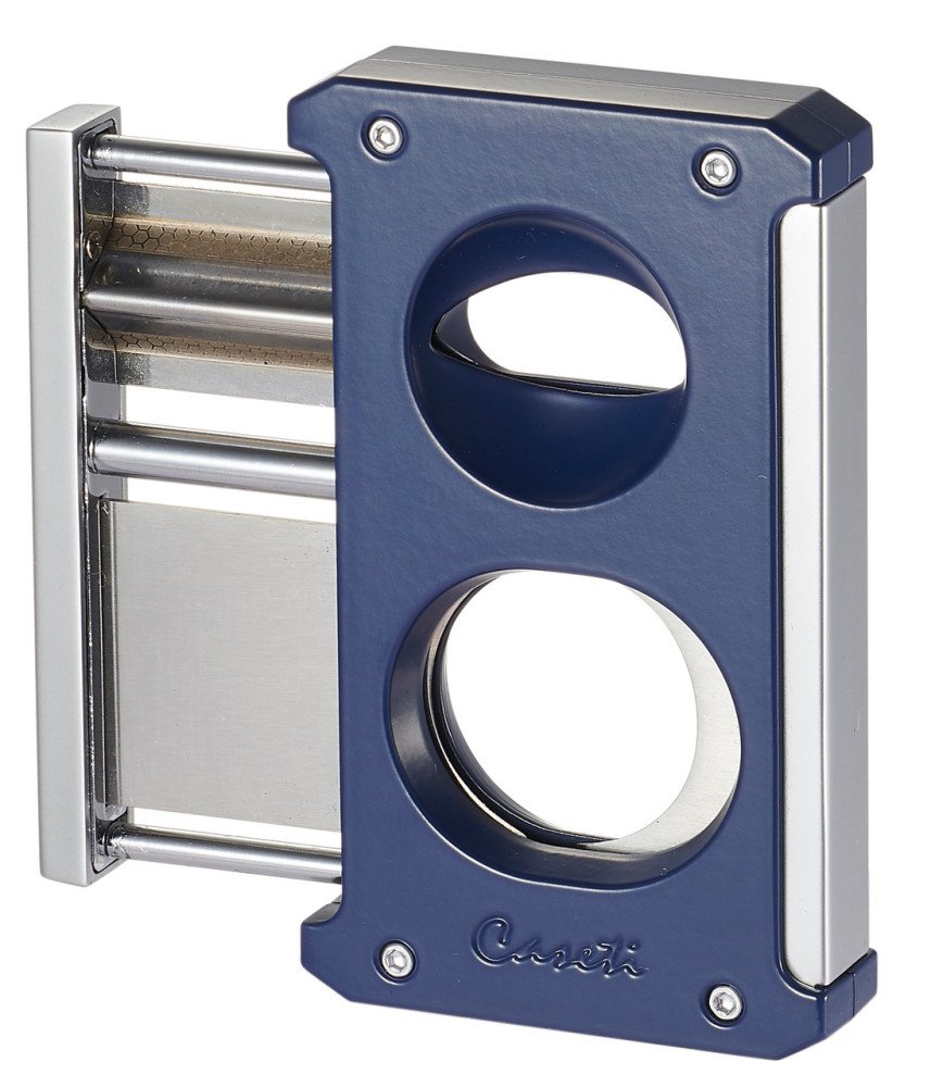 Caseti Trident 3 in 1 Navy Blue Cigar Cutter