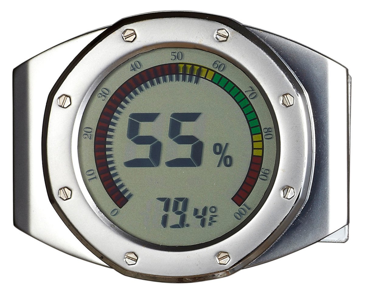 Ultra-Modern Circular Digital Hygrometer