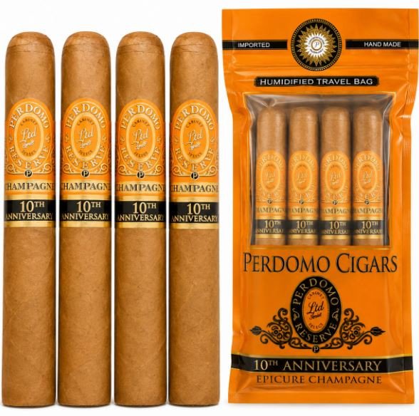 Perdomo Travel Humidor Epicure Champagne