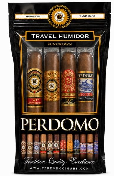 Perdomo Travel Humidor Sungrown