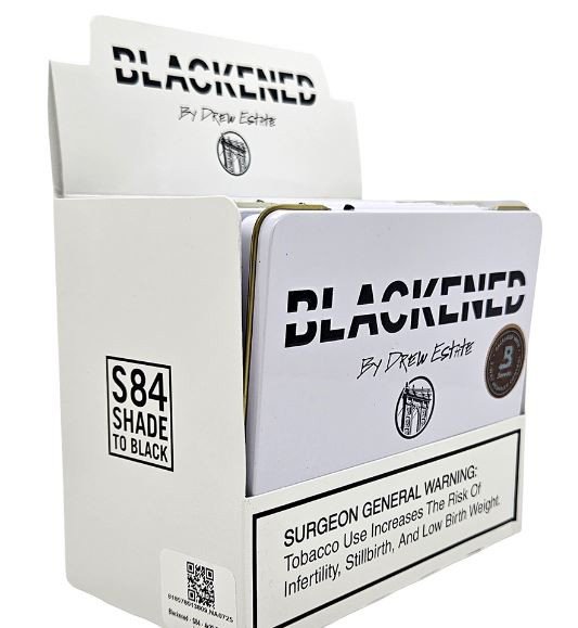 Blackened by Drew Estate S84 Shade to Black Tins