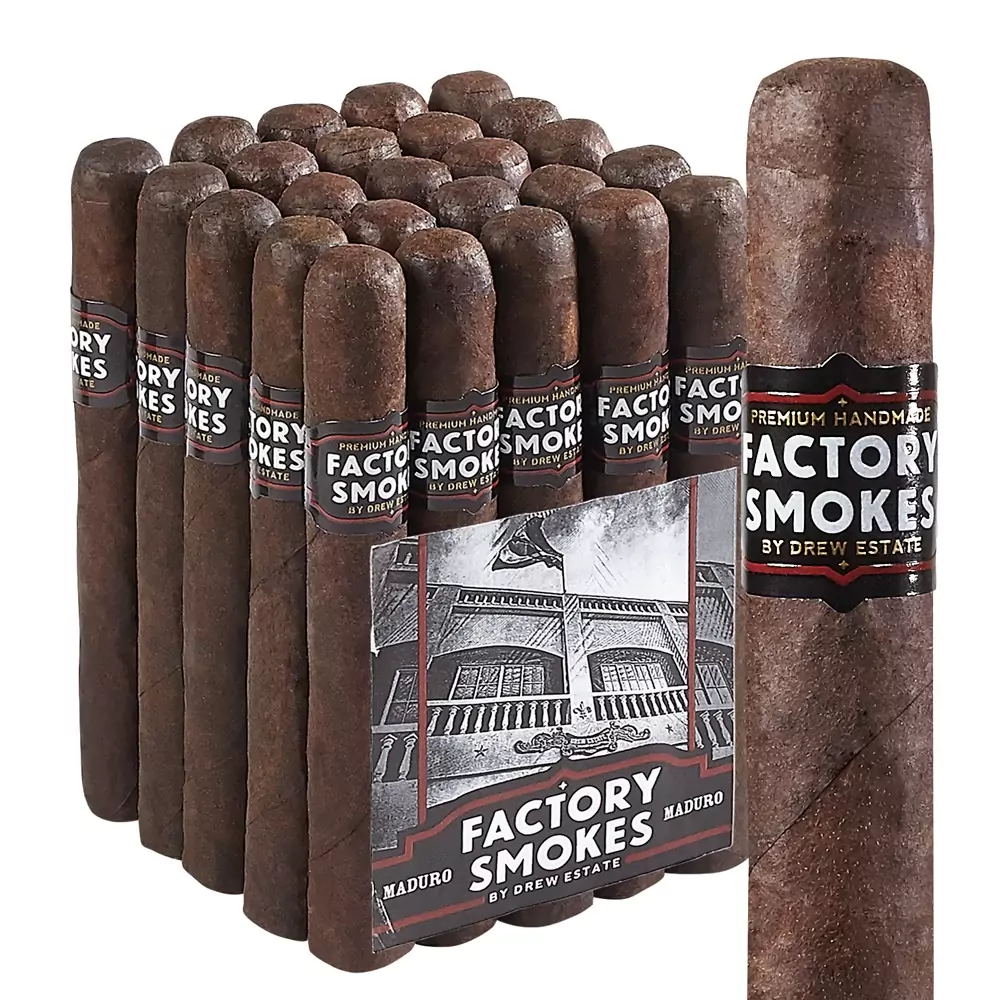 Factory Smokes Robusto Maduro