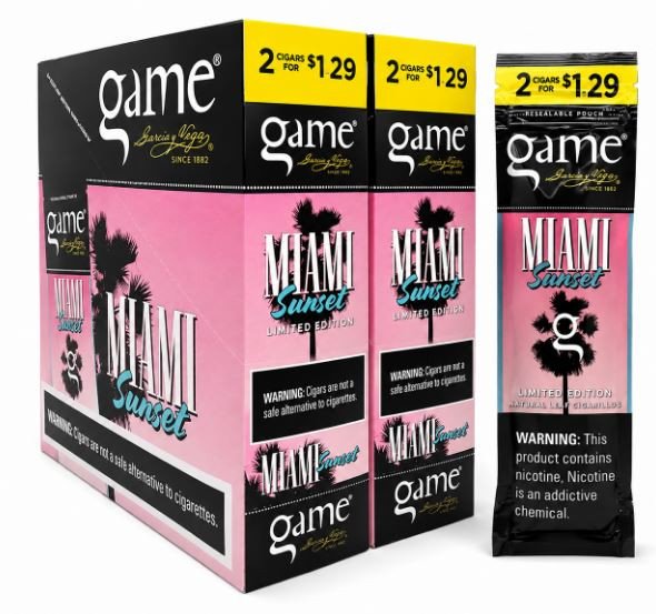 Garcia y Vega Game Cigarillos Miami Sunset