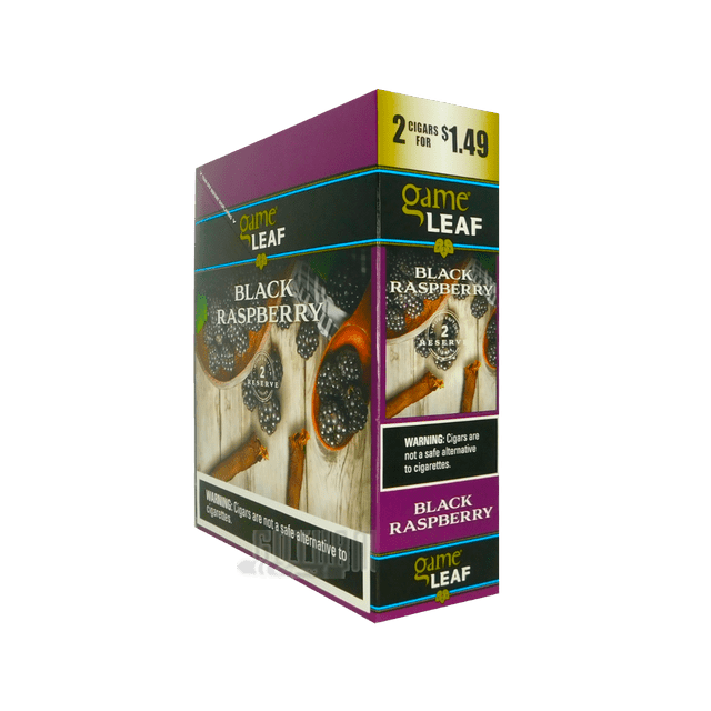 Garcia y Vega Game Leaf Cigarillos Black Raspberry