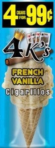 Good Times 4 Kings Cigarillos French Vanilla