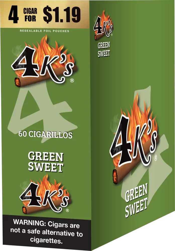 Good Times 4 Kings Cigarillos Green Sweet