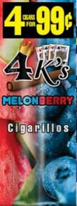 Good Times 4 Kings Cigarillos Melon Berry