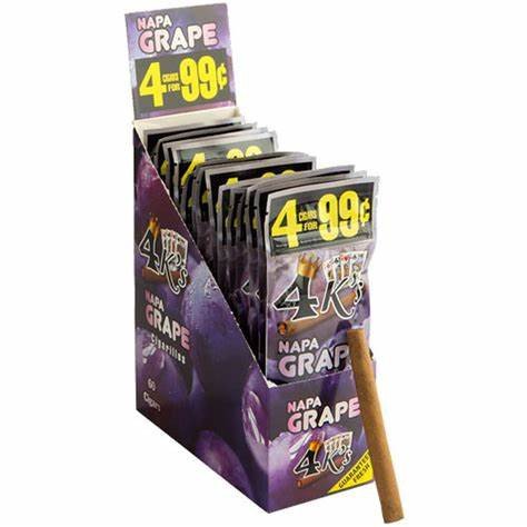 Good Times 4 Kings Cigarillos Napa Grape
