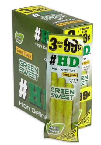 Good Times Cigarillos #HD Green Sweet