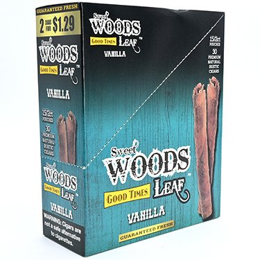 Good Times Sweet Woods Cigarillos Vanilla