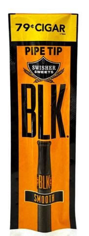 Swisher Sweets BLK Tip Cigarillos Smooth Singles