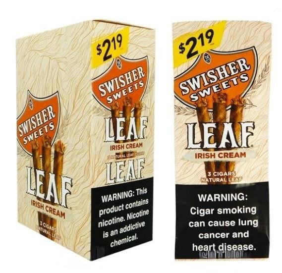 Swisher Sweets Leaf Irish Cream