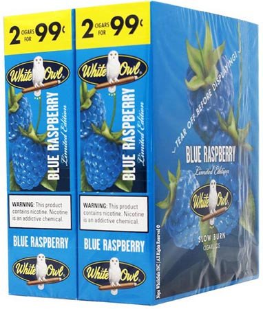 White Owl Cigarillos Blue Raspberry