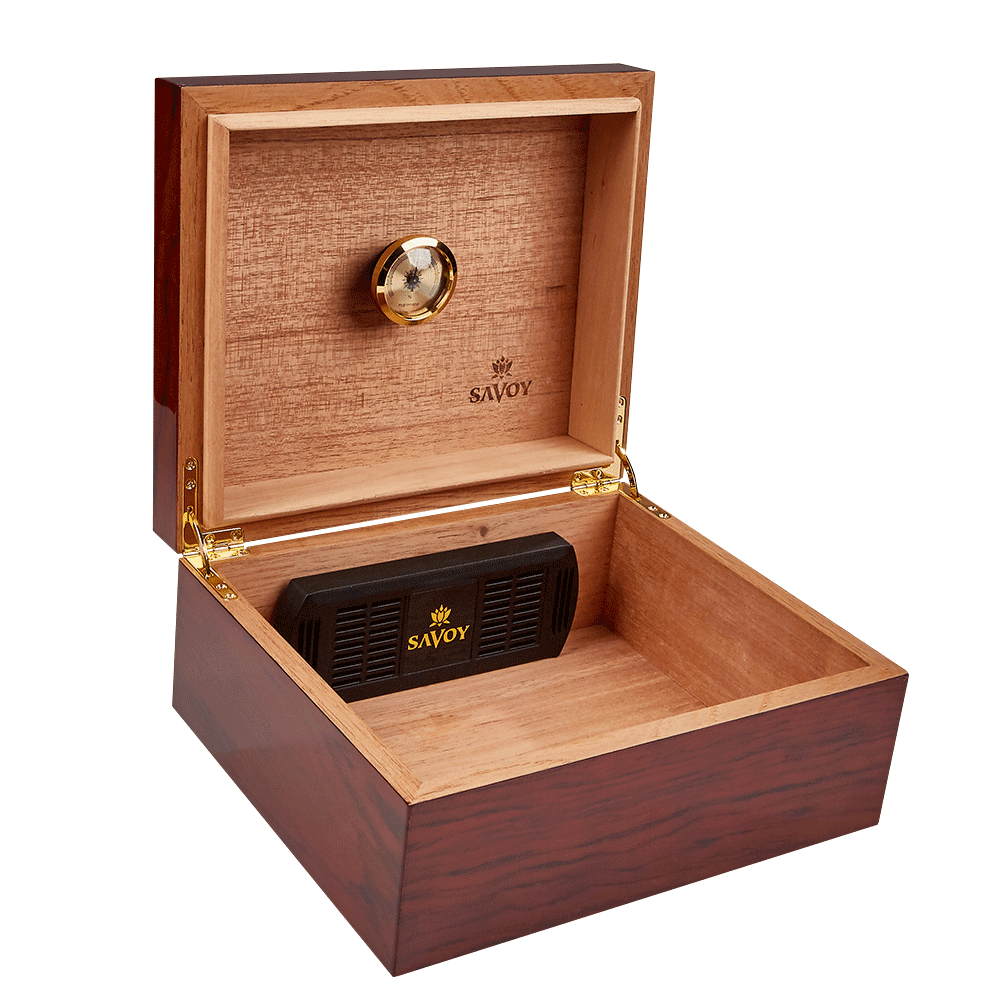 Ashton Classic Savoy Humidor 50 Cigar Capacity Bubinga