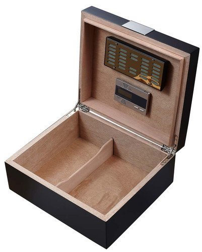 Marcus Black Matte Cigar Humidor