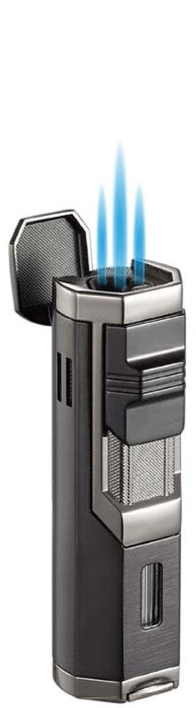 Andes Triple Torch Cigar Lighter Gun Metal