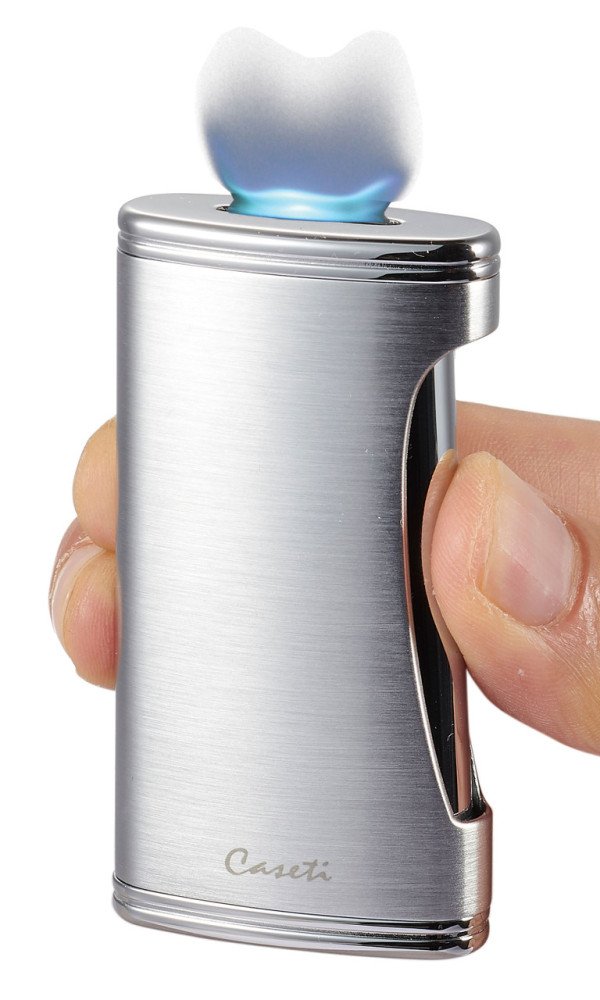 Caseti BigFlat Chrome Cigar Lighter