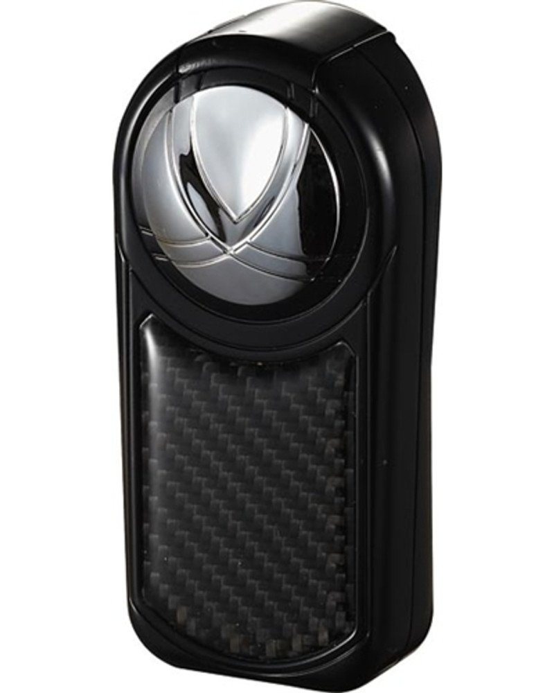 Dobrev III Triple Jet Flame Black Carbon Fiber Cigar Lighter
