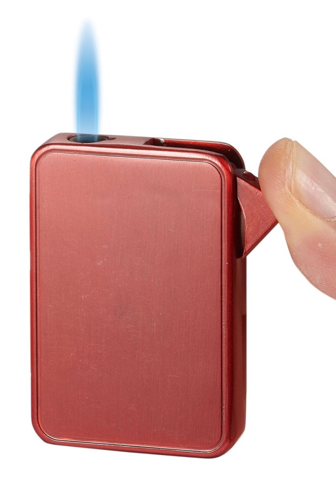Elk Single Flame Cigar Lighter Red