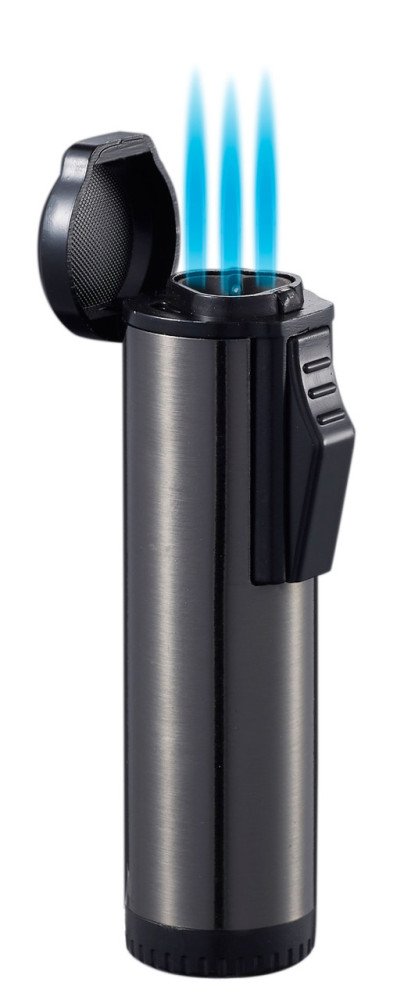 Hades Triple Flame Torch Lighter Gunmetal