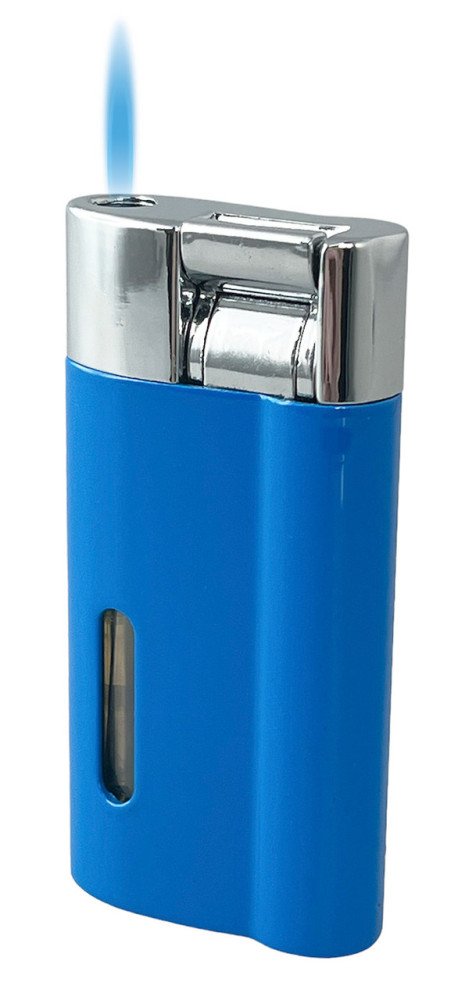 Iguana Single Torch Flame Lighter - Blue