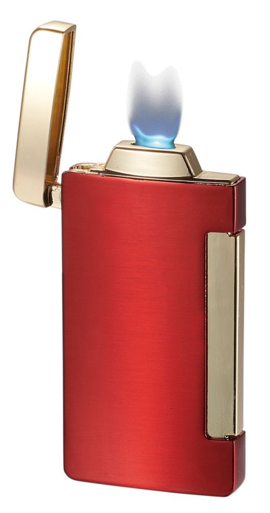 Panther Single Flat Flame Cigar Lighter Red
