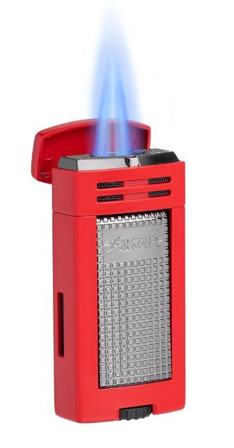 Xikar Ion Double Jet Lighter Red