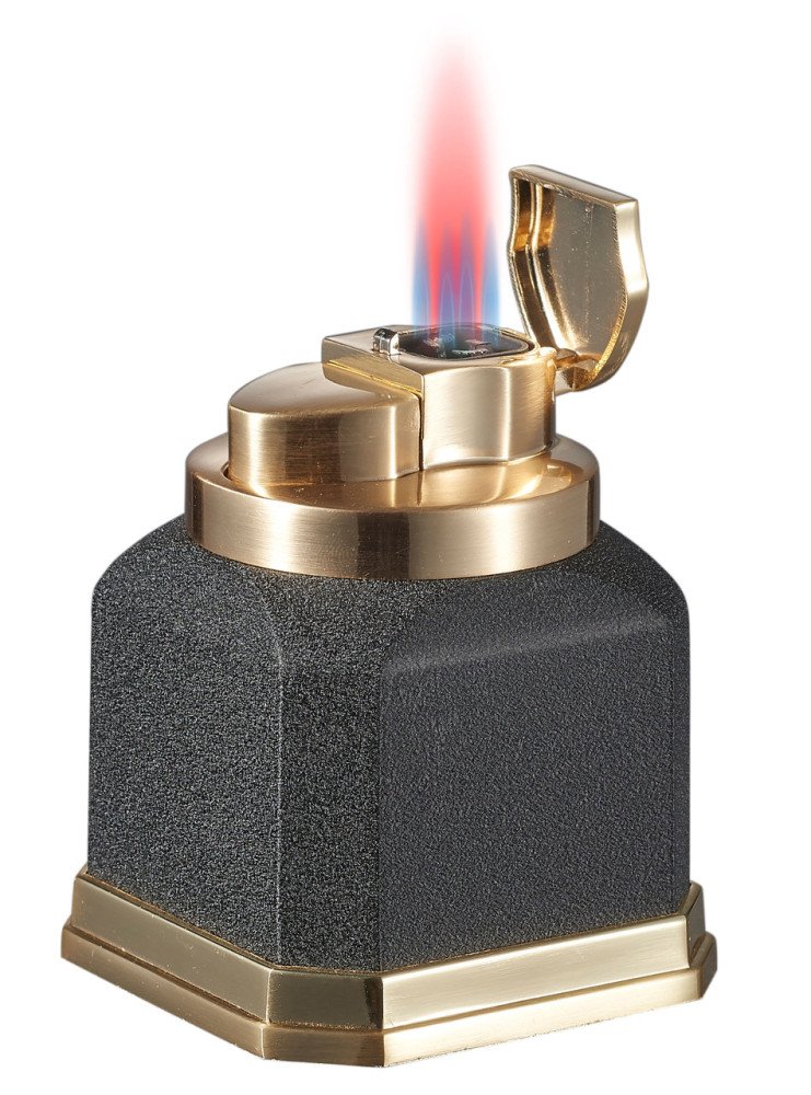 Redferno Quad Flame Cigar Lighter Antique Gold