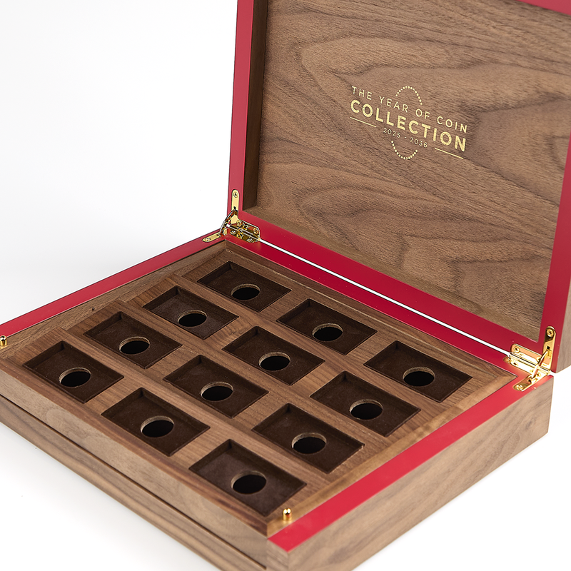 Davidoff Year of Coin Collection Box - Davidoff Year of Coin Collection Box (Empty Box)